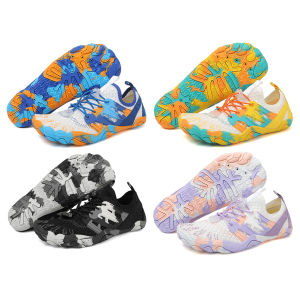 Water Shoes Non-slip Barefoot Beach Shoes Breathable Soft Diving Sneakers Quick Drying Gym Fitness Shoes for Men Women
