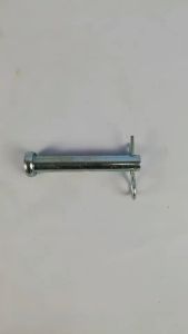 00331 สลักชุบขาวปิ้นล็อค3/4"120มม. (6หุน) ยี่ห้อ CSK ใช้กับโครงผานทั่วไป (รถไถเดินตาม)