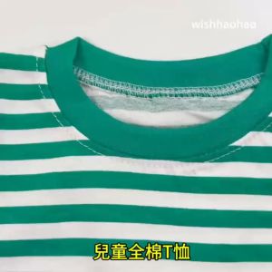 Boy T-shirt Kid Clothing Striped T-Shirt Short Sleeve Children Clothes Baby Toddler Tops Baju Budak Lelaki