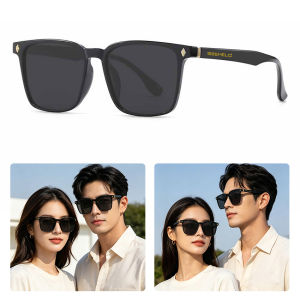 MENSPE Driving Sunglasses Mens Polarized Sunglasses Fashion Square Frame Sunglasses UV400 Clear Vision Sunglasses Cycling Riding Running Fishing Glasses for Men Women
