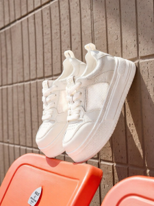 Josiny | Thick Sole Breathable White Shoes