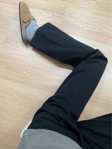 High Waist Wide Leg Black Denim Jeans Womens Loose Drapey Extra Long Straight Cut Trousers High Rise Loose Fit Bootcut Pants