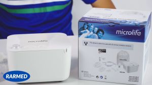 Máy xông khí dung mũi họng Microlife NEB200 hen suyễn viêm phế quản viêm mũi