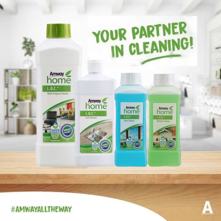 AMWAY HOME L.O.C - MULTIPURPOSE CELANER, SOFT CLEANER, KITCHEN CLEANER ...