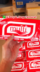 Tisu Multi 500 Sheet 2 Ply (1 PACK) – Tisu Jumbo Ekonomis Lembut & Higienis untuk Sehari-hari