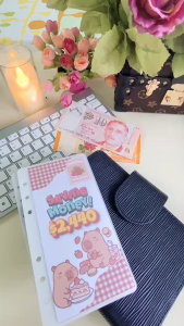 A6 Saving Challenge Envelope @ $2440 Saving| Cash Stuffing Budget Tracker | Cute Savings Envelope |
