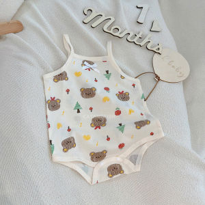 Cotton Sleeveless Baby Romper