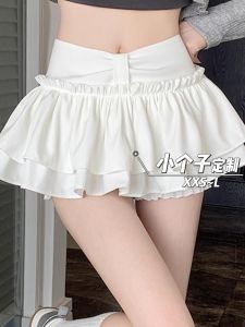 Pure Desire Fluffy Mini Váy Nữ Xuân Hè Cao Vòng Eo Dáng Chữ a Váy Bánh Kem Siêu Ngắn Đi Bộ Chống Ánh Sáng Váy