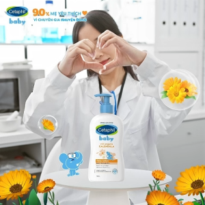 Sữa Tắm Gội Trẻ Em Cetaphil Baby Organic Calendula Tinh Chất Hoa Cúc 400ml