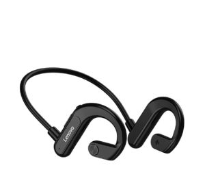 Lenovo X3 Conducted Bluetooth Earphones Wireless Not Ear Comfort Bluetooth Earphones Wearing Bone Sensing Suitable Bluetooth 5.0 Earphone Bone Conduction Wireless Headphones Not In-ear IPX5 Waterproof Headset With Mic For Sports Neck Hanging Running