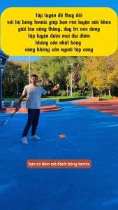 Bộ Dụng Cụ Tập Tennis Tại Nhà – Tennis Trainer – Tập Luyện Một Mình Dễ Dàng!