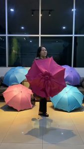 PAYUNG MAGIC 3D PAYUNG LIPAT LAPISAN HITAM ANTI UV/MUNCUL MOTIF KETIKA BASAH