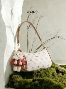 Golf | Elegant Design Printed French Style Handbag Shoulder Bag