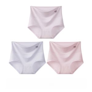 miiow | Womens High Waist Cotton Underwear Antibacterial Breathable Soft Skin-friendly Triangle Shorts Comfortable Briefs Panties