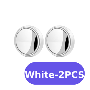 Car Side Mirror Blind Spot Mirror 360° Adjustable Lane Change Assistance Strong Adhesive Backing ABS Plastic Housing 2PCS