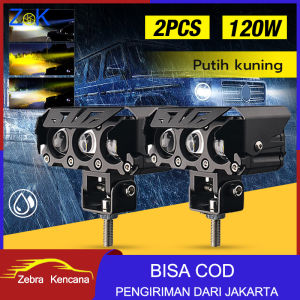 LAMPU LED TEMBAK LASER SQL 3 MATA LUMINOSLED Q9 Hi LOW MOBIL MOTOR 2 WARNA SUPER TERANG