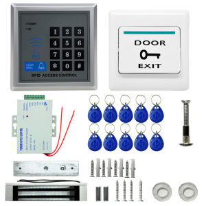 Smart Lock RFID Management Access Control Kits Security Electric Door Lock ID Key Card Password System Entry