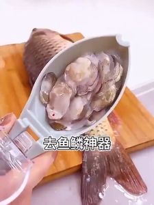 DiyHomeIpoh [READY STOCK] Fish Scale Remover Scraper Cleaner Grater Seafood Peeler Alat Buang Sisik Ikan Remover Pengisik Ikan 刮鱼鳞器