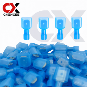 Nylon Spade Quick Disconnect Connectors Kit Electrical Insulated Terminals Male/Female Spade Wire Crimp Terminal Assortment