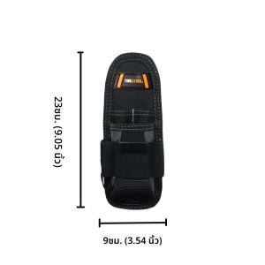 TOOLSTACK กระเป๋าช่างไฟฟ้าเอวมัลติฟังก์ชั่น กระเป๋าชุดเครื่องมือสว่านและไขควงกันน้ำทนทาน กระเป๋าสกรู ชิ้นส่วนแพ็คเกจกระเป๋า