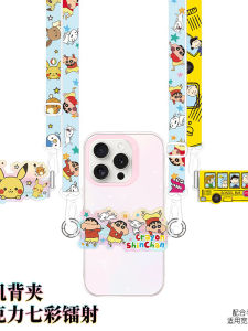 Adjustable Pokemon Doraemon Phone Strap Crossbody Rope Clip-On Shoulder Bag Anti-Loss Lanyard Nylon Woven Material Mobile Phone Accessories