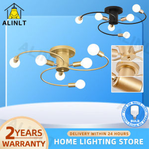 【Free Bulb】Ceiling Lights Modern Design Chandelier LED Minimalist Pendan Lamp Living Dining Bedroom Drop Hanging Light ALINLT
