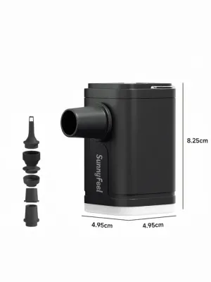SUNNY FEEL | Outdoor Electric Inflator Pump for Tent Air Mattress Swimming Ring Mini Pumps Camping Travel Gear SUNNY FEEL SF-cqb001