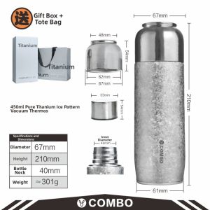 Combo | Pure Titanium Insulated Mug 800ml