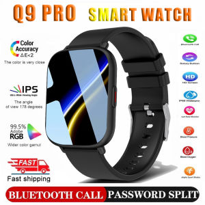 USAMS Q9pro 1.85inch Large Screen New Smart Watch Men Body Temperature Fitness Tracker Waterproof Smartwatch for Women Android iOS