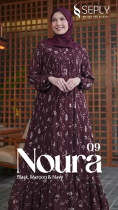 TERMURAH NOURA 09 BY SEPLY GAMIS DAILY COCOK UNTUK KONDANGAN & DAILY TERBARU