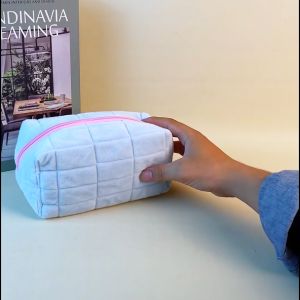 Tempat Pouch Kosmetik Penyimpanan Alat Tulis Kecil Import Tas Makeup Model Dompet Murah COD TP-01