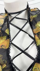 MIMI SHOP ชุดนอน ชุดนอนเดรส ชุดนอนผู้หญิง 🧡 โชว์หลัง ผ้าลื่น สบาย M-1211