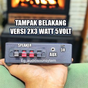 power ampli mini 2x30watt 12 volt/2x3watt 5volt