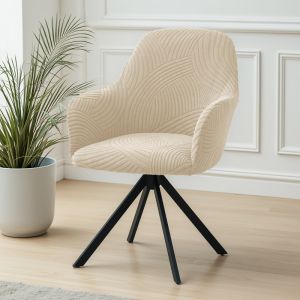 1/4pcs Jacquard High Arm Chair Cover Stretch Anti-dirty Dining Chair Slipcover Office Armchair Protector Living Room Wedding
