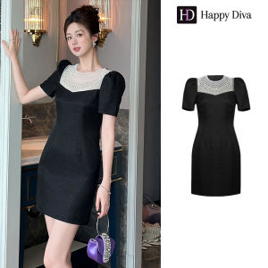 Happy Diva Womens Dresses Yellow Dress Puff Sleeve Dress Wedding Formal Party Dress Banquet Evening Dress 9034