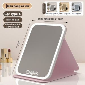 BAOJIAJING | Gương Trang Điểm Thông Minh LED Du Lịch Gấp Đượ