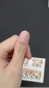 เล็บเจล 3106 เล็บยาวปลอม เล็บปลอม สไตล์โมเดิร์น ใช้งานง่าย 24 ชิ้น พร้อมส่ง