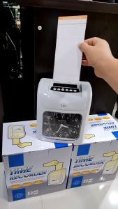 CLASSIC AUDIO Bundy Clock Employee Analog Time Clock Recorder / Bundy Clock Attendance / Time Recorder Card Machine / Time Recorder Punch Card Machine With Free Ink Cartridge & FreeTime card Pack of 100pcs(ORIGINAL)