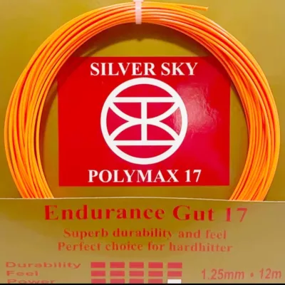 Silver Sky Polymax 17 Monofilament Polyester Polygut Tennis String