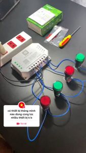 Công Tắc Thông Minh Hunonic Noma Điều Khiển Mọi Thiết Bị Từ Xa Qua Điện Thoại Dùng Sim 3G 4G Không Cần Wifi