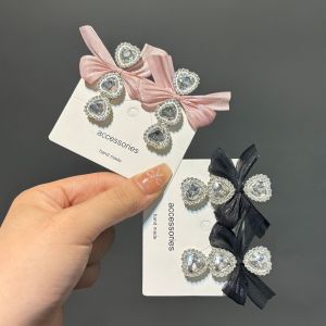 กิ๊ฟติดผมโบว์หวาน1คู่สำหรับผู้หญิง & เด็กผู้หญิงดีไซน์ปากเป็ดที่สวยงามอุปกรณ์คลิปผมข้างที่สง่างามเหมาะสำหรับโอกาสต่างๆ