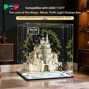 POP BRICKS | Lego Display Box LED Light Acrylic