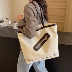 Gentlewoman high-end versatile casual shoulder bag commuter shoulder bag large capacity tote bag