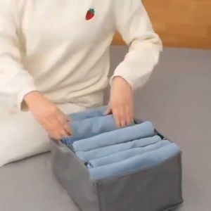 【ส่งใน24 ชม】กล่องเก็บเสื้อผ้าพับเก็บได้ระบายอากาศได้ระบายอากาศ ตัวจัดระเบียบตู้เสื้อผ้า ที่มีคุณภาพสูงClothing storage box ﻿