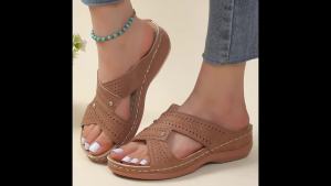 Mùa Hè Giày Dép Phụ Nữ Không Trượt Giày Cho Phụ Nữ Slide Phụ Nữ Giày Nêm Giày Phụ Nữ Cộng Với Kích Thước Giày Dép Nữ Dép