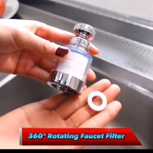 1piece 360° Rotating Faucet Filter Kitchen Chlorine Removal
