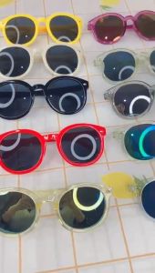 Kacamata Anak Frame Bulat Fashion Trendy Korean Style Sunglasses