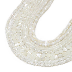 5-15pcs/bag Natural Shell Flower Square Heart Charm Beads for  DIY Jewelry Making Accessories