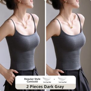 TONERCE | Back Beauty Sleeveless Tank Top with Built-in Bra for Summer