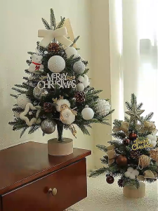 Christmas Gift Desktop Christmas Tree Desktop Home Christmas Ornaments Decoration for Home Xmas